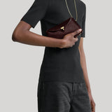 Toteme | Mini T-Lock Pony Hair Clutch