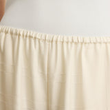 Toteme | Monogram Silk Pj Bottoms in Cream
