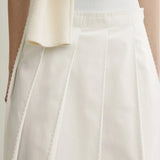 Toteme | Beaded Pleated Skirt in White