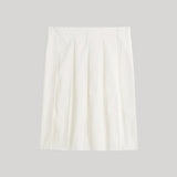 Toteme | Beaded Pleated Skirt in White