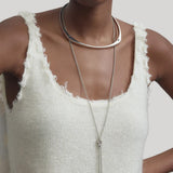 Toteme | Rope Lariat Necklace in Silver