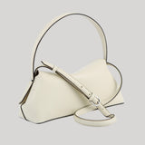Toteme | T-lock Grained-Leather Shoulder in Milk