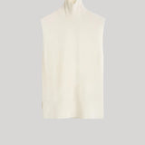 Toteme | Sleeveless Fine Turtleneck Ecru