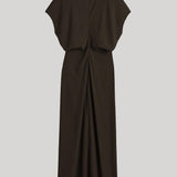 Toteme | Slouch Waist Dress in Bark