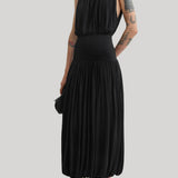 Toteme | Soft Gathered Dress in Black