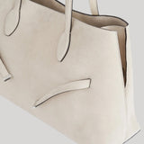 Toteme | Suede Lounge Tote in Pearl