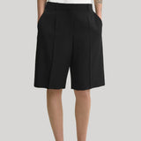 Toteme | Wide Fluid Shorts in Black