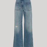 Victoria Beckham | Alina Jean In Worn Blue Wash