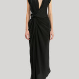 Victoria Beckham | Twist Dress in Black