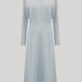 Victoria Beckham | Dolman Midi Dress in Glace Blue
