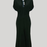 Victoria Beckham | Blouson Detail Midi Dress