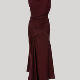 Victoria Beckham | Posy Midi Dress in Cinnabar Red