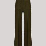 olive green trousers