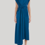 Victoria Beckham | Aria Midi Dress in Dark Ocean