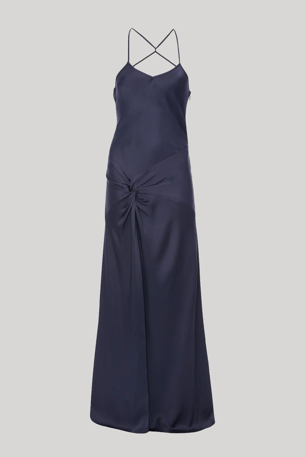 Victoria Beckham Draped Cami Gown In Eclipse - 8
