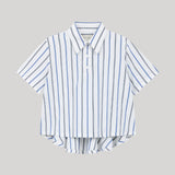 We-Ar4 | The Crew Shirt in Navy Multi