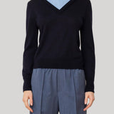 We-Ar4 | The Dickie Knit in Navy Multi