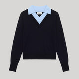 We-Ar4 | The Dickie Knit in Navy Multi