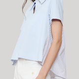 We-Ar4 | The Media Polo in Pale Blue Multi