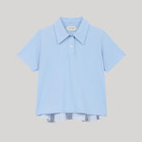We-Ar4 | The Media Polo in Pale Blue Multi