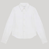 We-Ar4 | The Rebel Shirt in White Stripe