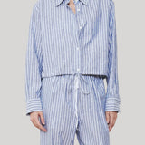 We-Ar4 | The Riva Shirt in Blue Stripe
