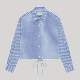 We-Ar4 | The Riva Shirt in Blue Stripe