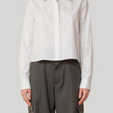 We-Ar4 | The Campbell Shirt in Grass Stripe