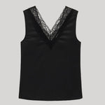 Black lace camisole