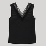 Black lace camisole