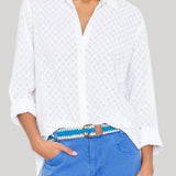 Xirena | Beau Embroidered Shirt in White