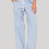 Xirena | Brinna Pant in Chambray Teal Stripe