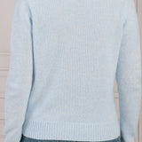 Allude Blue V-Neck Sweater