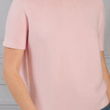 Christian Wijnants Short Sleeve Pink Knit Top
